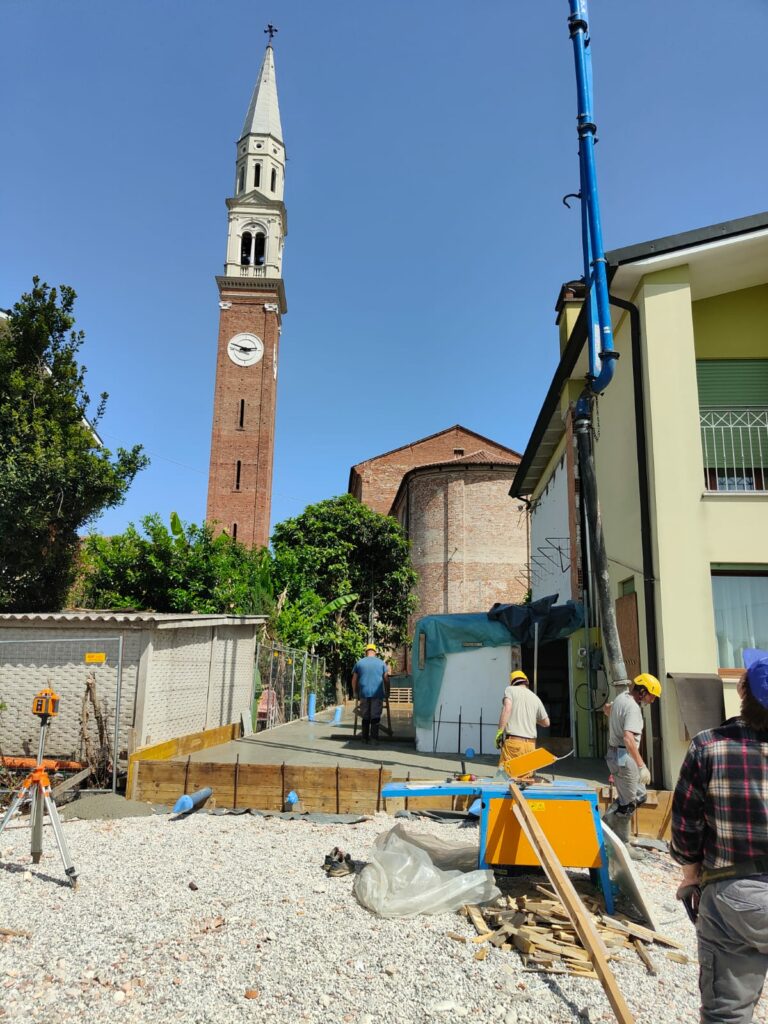 Foto lavori di ampliamento di Casa Don Franco Tescari IRPEA-ETS: aggiornamento al 2/05/2024